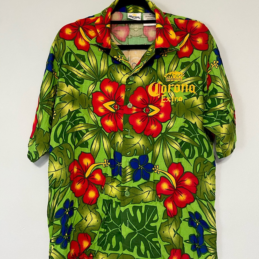 Vintage corona extra Hawaiian shirt